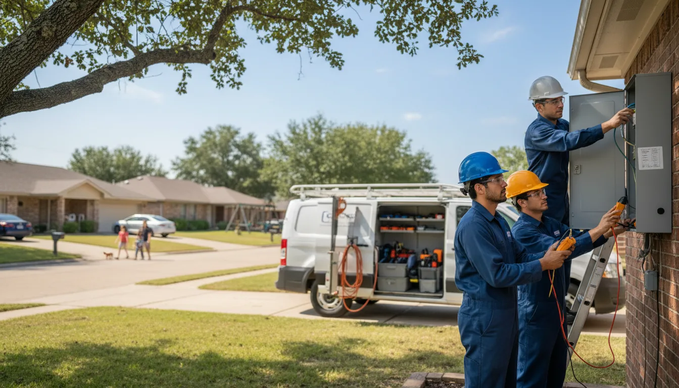 Certified electrician providing emergency electrical services in Crumpton, MD